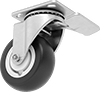 High-Capacity Easy-Turn Casters with Polyurethane Wheels 
