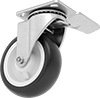 High-Capacity Easy-Turn Casters with Polyurethane Wheels 