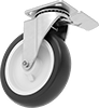 High-Capacity Easy-Turn Casters with Polyurethane Wheels
