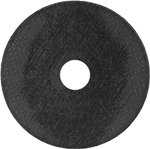 Image of Product. Front orientation. Cutoff Wheels. Angle Grinder Cutoff Wheels for Hard Metal.