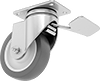 Cart-King Casters with Polyurethane Wheels 