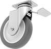 Cart-King Casters with Polyurethane Wheels 