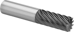 Image of Product. Front orientation. End Mills. Carbide Square End Mills, 11 Flutes.