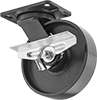 High-Capacity Kingston Casters with Metal Wheels