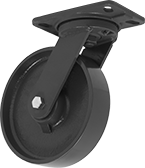 Image of Product. Swivel. Front orientation. Swivel. High-Capacity Kingston Casters with Metal Wheels.