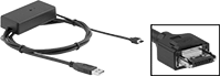 Image of Product. Front orientation. Contains Inset. Cords for Measuring Tool Data Processors. Starrett USB Cords for Measuring Tool Data Processors, Mini Starrett Connection.