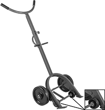 Image of Product. Front orientation. Contains Inset. Drum Trucks. Stable-Ride Drum Trucks, Style B.