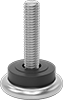 Easy-Slide Rigid Leveling Mounts with Threaded Stud