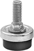 Nonmarring Leveling Mounts with Threaded Stud