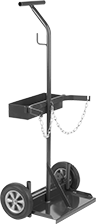 Image of Product. Front orientation. Cylinder Trucks. Steel Side-by-Side Double-Cylinder Trucks, Style A.