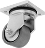 High-Capacity Debris-Guard Casters with Metal Wheels