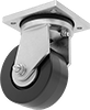 High-Capacity Debris-Guard Casters with Rubber Wheels