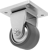 High-Capacity Debris-Guard Casters with Polyurethane Wheels