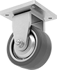 High-Capacity Debris-Guard Casters with Polyurethane Wheels