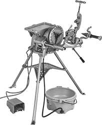 Image of Product. Front orientation. Pipe Threaders. Ridgid Electric Pipe Threaders, Model Number 300.