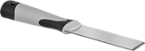 Image of Product. Front orientation. Putty Knives. Nonsparking Putty Knives, Beveled Edge, Rubber Handle.