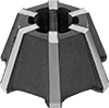 Collets for Auto-Reversing Tap Holders for Jacobs Taper Shanks