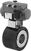 High-Flow Flanged Air-Driven On/Off Valves