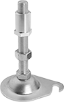 Image of Product. Front orientation. Leveling Mounts. Clamp-On Framing and Fittings .