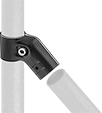 Image of ProductInUse. Front orientation. Exploded view. Clamp-On Framing and Fittings. Clamp-On Framing and Fittings , Connectors, 45° Wye.