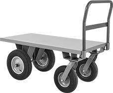Image of Product. Style D. Front orientation. Style D. Steel Platform Trucks.