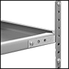 Image of Specification. Mounted with Lip. Front orientation. ZoomedIn view. Contains Border. Open Shelving. Lipped Shelving.