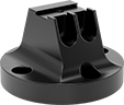 Image of Product. 4.97" Dia. Vise. Front orientation. 4.97" Diameter. Dovetail Milling-Machine Vises.
