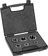 Image of Product. Front orientation. Dies. Pipe and Conduit Thread-Repairing Die Sets.