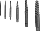 Image of Product. Front orientation. Screw, Pipe, and Stud Extractors. Extractor Sets.