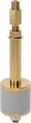 Image of Product. Bottom orientation. Long-Reach Hex-Nut Expansion Plug with Bypass, for 1-1/2 Pipe Size.