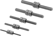 Image of Product. For Extracting Screws and Bolts, Threaded Studs, and Threaded Rods. Front orientation. Screw, Pipe, and Stud Extractors. Straight-Flute Extractor Sets, For Extracting Screws and Bolts, For Extracting Threaded Studs, For Extracting Threaded Rods.
