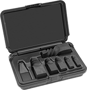 Image of Product. Front orientation. Screw, Pipe, and Stud Extractors. Strong Grip Extractor Sets.