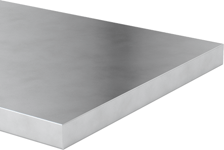 Image of Product. Front orientation. Easy-to-Machine Cast Aluminum for Tool&Jig Plates, 12" Wide x 48" Long x 1" Thick Sheet.