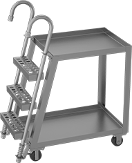 Image of Product. Front orientation. Carts. Built-In Ladder Carts.