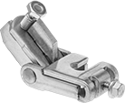 Image of Product. Front orientation. Seismic Bracing Mounts. Seismic Bracing Mounts, Lower Bracket for Pipe and Strut Channel.
