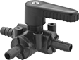 Image of Product. Front orientation. Diverting Valves. Diverting Valves with Barbed Fittings for Food and Beverage .