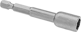 Image of Product. Front orientation. Nutdriver Bits. Fastener-Holding Nutdriver Bits for Impact Drivers, Quick-Change Hex Shank.
