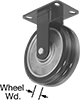 Extra-High-Capacity Kingston Casters with Polyurethane Wheels