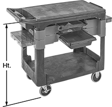 Image of Product. Front orientation. Contains Annotated. Workbenches. Plastic Workbenches, Style B.