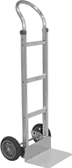 Image of Product. Front orientation. Hand Trucks. Aluminum Hand Trucks, Straight Aluminum Frame with Loop Handle.