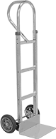Image of Product. Front orientation. Hand Trucks. Aluminum Hand Trucks, Straight Aluminum Frame with Center-Loop Handle.