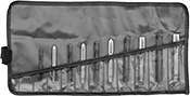 Image of Product. Front orientation. Tap and Drill Bit Sets. Tap and Drill Bit Sets, Plastic Pouch.