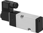 Image of Product. Front orientation. Pilot Valves. Air-Driven Diverting Valves for Food and Beverage .