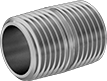 Image of Product. Male. Front orientation. Pipe and Fittings. Standard-Wall Copper Threaded Pipe Nipples and Pipe, Pipe—Fully Threaded, Male, Threaded Fitting Connection.