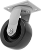 High-Capacity Trash-Container Casters with Phenolic Wheels
