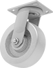 High-Capacity Trash-Container Casters with Metal Wheels 