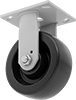 High-Capacity Trash-Container Casters with Phenolic Wheels