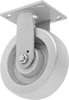 High-Capacity Trash-Container Casters with Metal Wheels