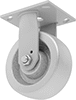 High-Capacity Trash-Container Casters with Metal Wheels 