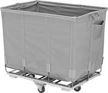 Image of Product. Front orientation. Hampers. Vinyl-Coated Nylon Fabric Body.